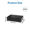 Pack of 6 Junction Boxes, Black, Housing Electronics, Plastic Housing,