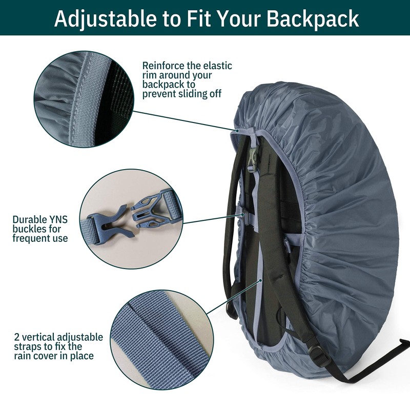 Unigear 10-90L Rainproof Backpack Cover Waterproof Dustproof Abrasion Resistant Durable