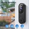 guggre 1080p Wireless Video Doorbell + Indoor Ring Chime, Enhanced