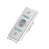 Stainless Steel Push to Exit Button - 12V DC Push
