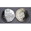 The Commemorative Coin Company Pair of 60th Birthday .999 Silver