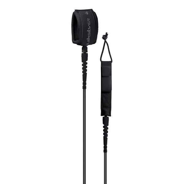 Quiksilver Union Surfboard Leash - Black - 7'
