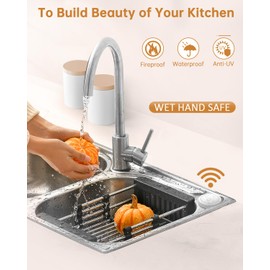 Garbage Disposal Switch Button Kit, No Wiring Needed Remote Switch Outlet, 15A/1500W,500ft RF Rang Remote Control Outlet for Light, Small Electrical Appliance