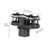 Ciieeo Dual Slots Cup Expander Car Cup Holder with Stable