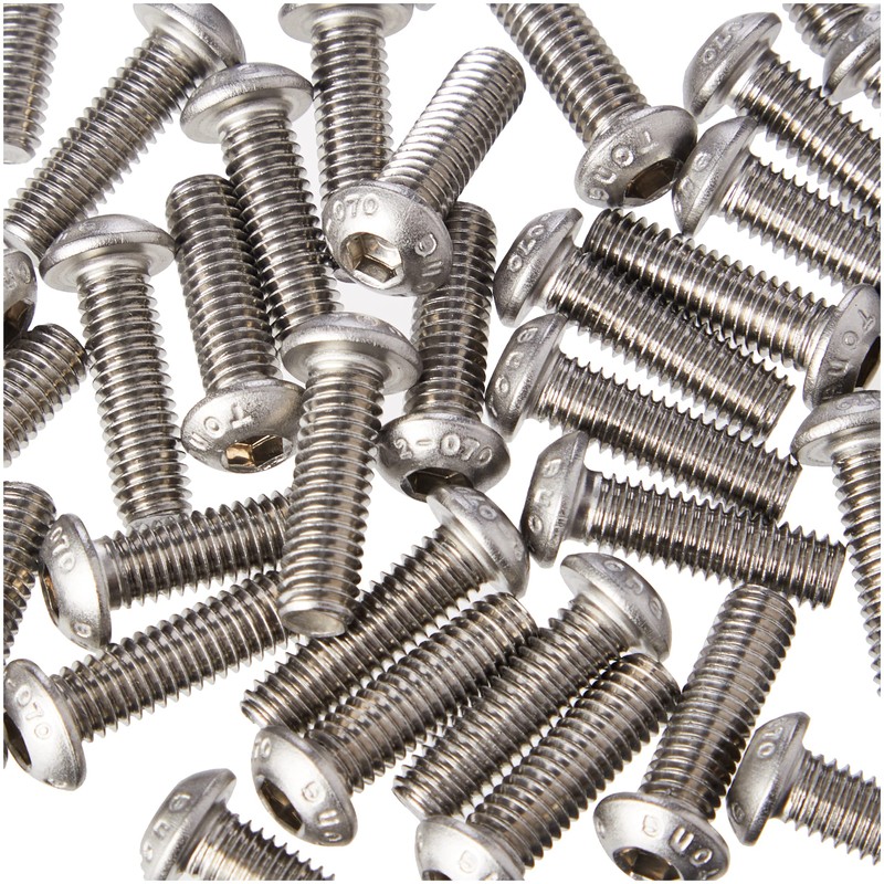 AHC6mm Socket Button Head Bolts (Pack of 50 Setscrews) M6