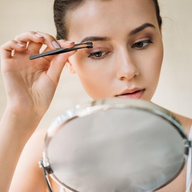 Lash Applicator Tool, Eyelash Cluster Applicator Tweezers, Precise Professional Non Slip Makeup Tool for Styling Travel Girls Women Salon Defining Separating