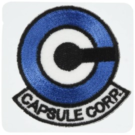 Inagaki DBS010 Dragon Ball Super Mark Seal Patch, Large Capsule CO Mark, Iron On