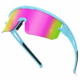 YUNBLL&KO Sports Polarized Sunglasses Men Women UV400 Protection Kids Youth Baseball Sunglasses for Cycling Softball Running