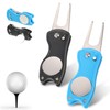 2 pcs Golf Divot Repair Tool Metal Foldable Golf Divot