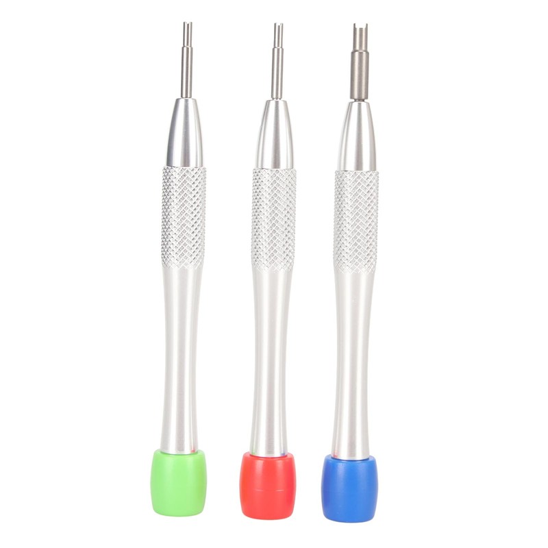 3pcs Watch Screwdriver Set Movement Stud Balance Watches Repair Tool