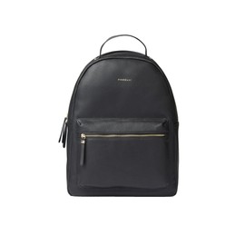 Fiorelli Anouk Large Backpack Stylish Backpack with Adjustable Straps Pockets & Padded Laptop Compartment Black Faux Leather