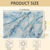 Blue Marble Pattern Placemats Set of 6,Table Mats Non-Slip Heat