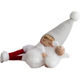 NORDIKA Nisse Nordica Christmas Wooden Doll Sonny Boy (Sheep) Silent Night