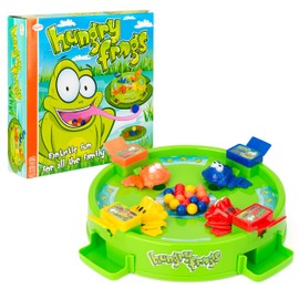Toyrific | Hungry Frogs, Complete Classic Family Board Game, Interactive Fun Game, 4 Player