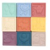 9pcs Baby Blocks Toy Soft Squeeze Chewing Educational Toddler Stacking