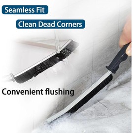 Yefun Bathroom Gap Cleaning Brush, Long Slotted Brush, Multifunctional Cleaning Tools Set for Shower, Tile, Groove, Window, Track (Pack of 4)