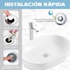 Tapón Universal Fregadero de Baño, 99% Aptos (27-41mm)（Negro）