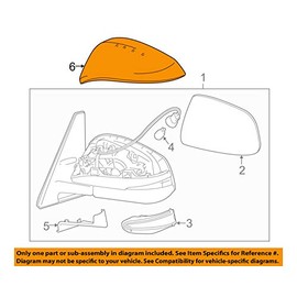 Toyota Genuine Parts - Cover, Outer Mirror, (87915-42160-A0)