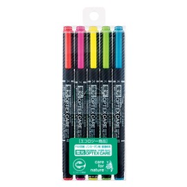 ゼブラ 蛍光ペン オプテックスケア 5色 WKCR1-5C