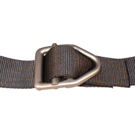 Bison Designs 38mm wide Light Duty Belt with Gunmetal Buckle (Graphite, 46-Inch Maximum Waist/X-Large)