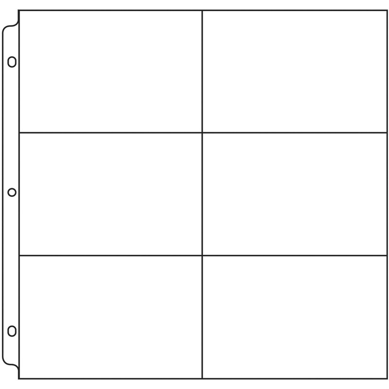 We R Ring Photo Sleeves 12"X12" 50/Pkg-(6) 4"X6" Pockets