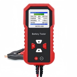 12V Car Battery Tester, Automotive Alternator Tester 40-3000 CCA Load Capacity, Charging and Cranking Analysis for Automobile, Vehicles or Ships
