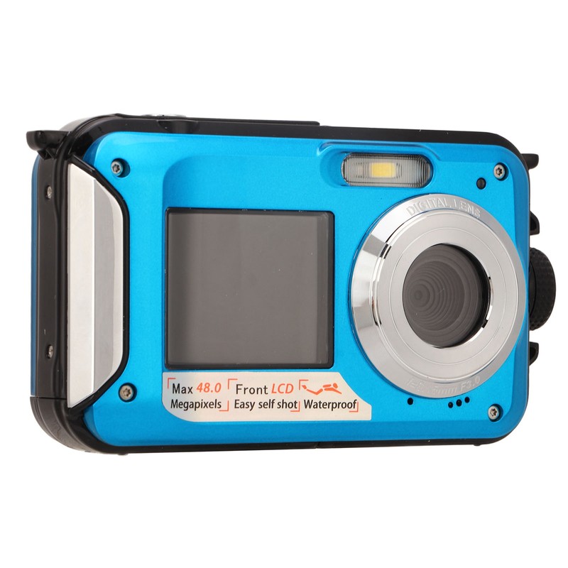 Full HD 2.7K 48MP 10ft Waterproof Underwater Digital Camera 16X
