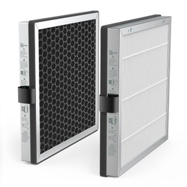 Jafända Air Purifiers Replacement Filter,Exclusive for JF180 Air Purifiers,Ture HEPA 13,Air Filter For Home,Honeycomb High iodine Value Activated Carbon Filter,for PM2.5,smoke,pollen,dust,odors,VOCs