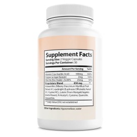 Visium Plus  Eye Health Vision Support Dietary Supplement 60 Capsules