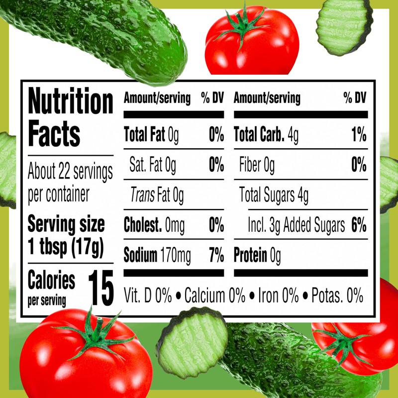 Heinz Tomato Ketchup with Pickle Seasoning, 13.5 oz Bottle