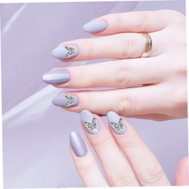 Housoutil 20pcs Nail Charms Nail Art Charms Butterfly Diamond Art Amulet DIY for Butterflies Manicure