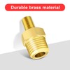 GODESON Air Inflator Adapter,1/4 NPT (m) to Standard Schrader Valve
