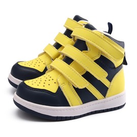 princepard Orthopedic Shoes for Toddlers,High Top Kids Corrective Boots with Arch & Ankle Support for Girls and Boys to Correct Foot Problems Yellow