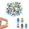 30pcs Cruise Rubber Ducks, PVC Small Captain Sailboat Duck Mini