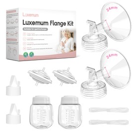 Pump Parts for Spectra Breast Pump S1/S2, Not Original Accessories, 24mm Full Set Spectra S1 Breast Pump Accessoriess Include Flange/Duckbill Valve/Tubing/Backflow