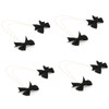 4Pcs Bow Hairpins Metal Snaps Barrettes Hair Clips Accessories with