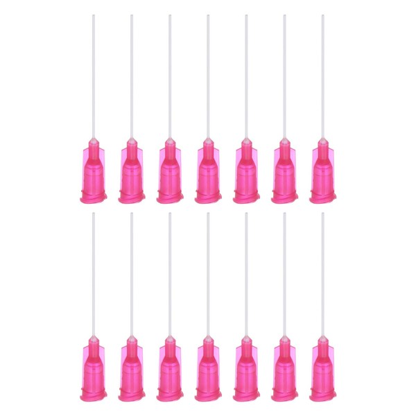 sourcing map 50 Pcs 25G Plastic Dispensing Needles With Luer