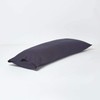 HOMESCAPES Black Pure Egyptian Cotton Body Pillowcase 330 TC 500