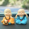 CHBDJY Baby Cute Monk Statue, Hear No Evil See No