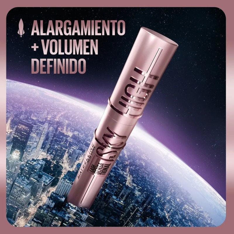 3 Pcs Máscara De Pestañas Maybelline Sky High Lash