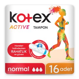 Kotex Active Bumper Normal 16 Pack