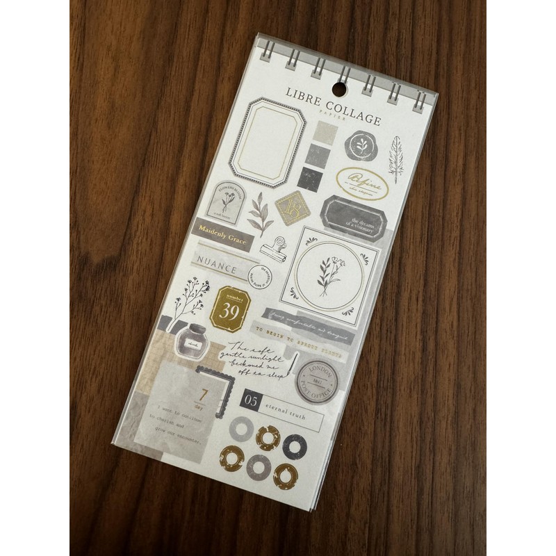 Mind Wave Sticker Sheet Set of 3 Libre Collage Pink,