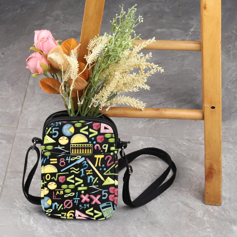 UJIMS Math Teacher Appreciation Gift Math Lover Crossbody Bag Mathematical