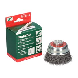 Metabo 623715000 Steel-Wire Cup Brush, Green, 75 mm M14