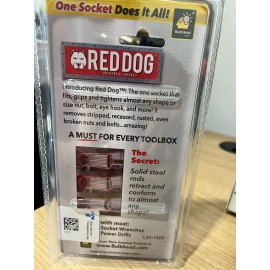SOOFUN Red Dog Socket As Seen on TV w/ Bonus Drill Adapter Use with Most Socket