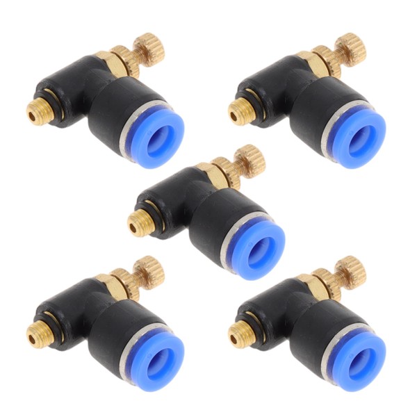 Motoforti Push to Connect Air Fittings 1/4" 90 Degree Air