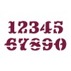 CIRCUS Numbers Stencil - 2 Inch Fancy Font Address House