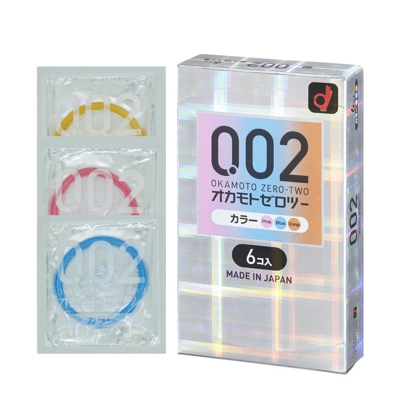 Okamoto Zero Two 0.02 Color 6 pieces
