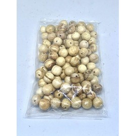 Palo Santo Round Prayer Beads 9mm Average For Japa Mala. Pack (100 Units)