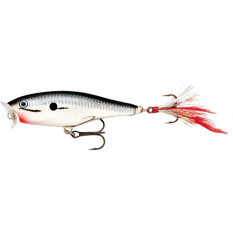 Rapala Skitter Pop 07 Fishing lure, 2.75-Inch, Chrome